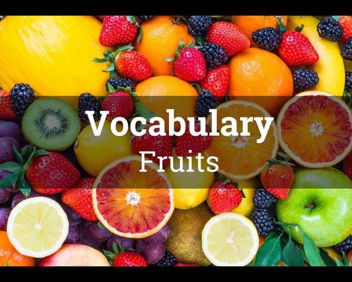 Vocabulário de Frutas